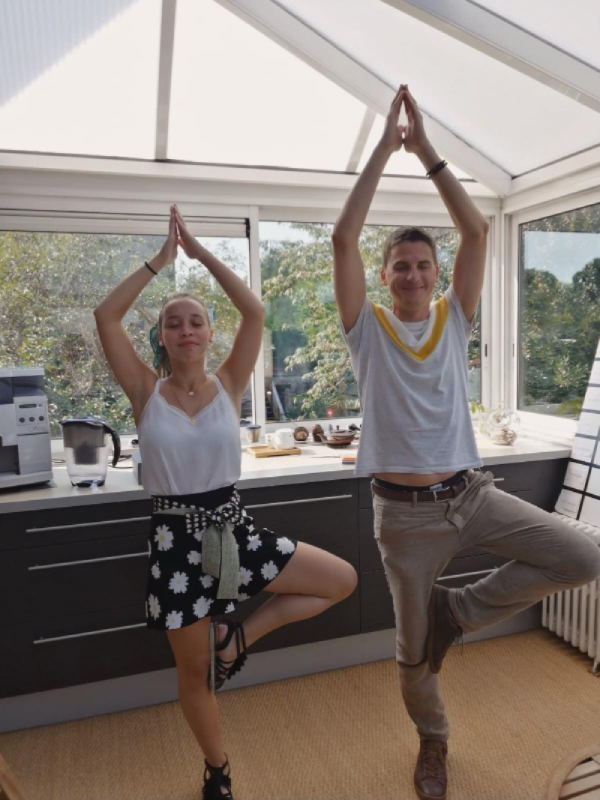 Yoga Pauline Maniez et Thomas Gusatto