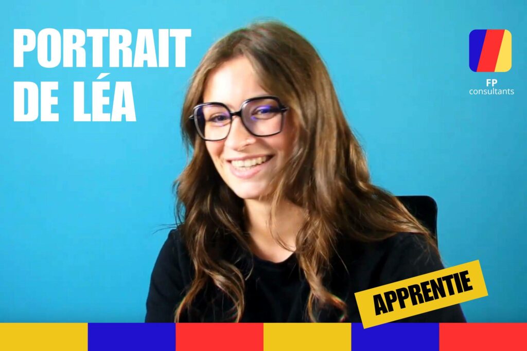 Portrait de Léa Charlet, apprentie pour les deux prochaines années, au cabinet fp consultats, spécialiste de l'accompagnement au management de la performance industielle, sur Compiègne, dans l'Oise